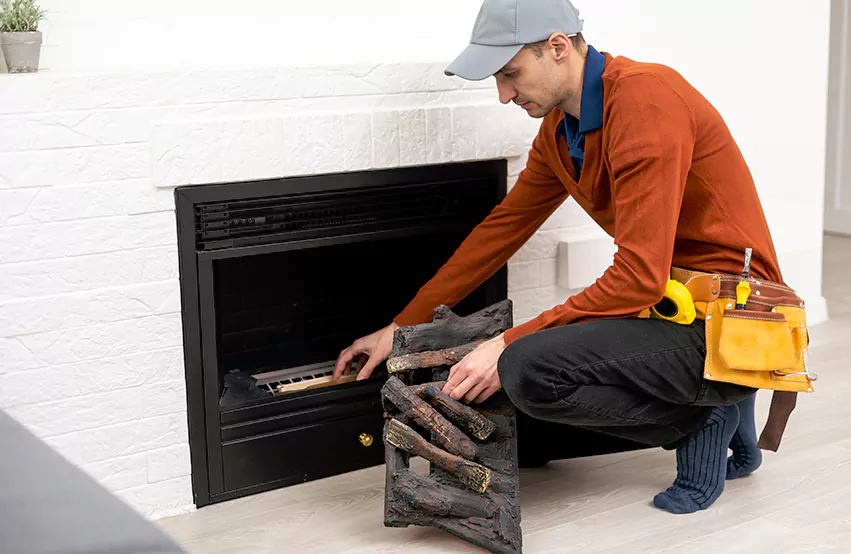 Wood Fireplace Repair in Stamford